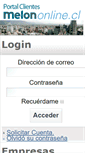 Mobile Screenshot of melononline.cl